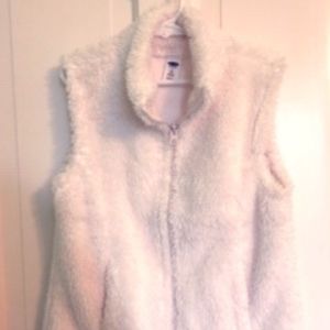 Girls Old Navy Sherpa Zip Vest